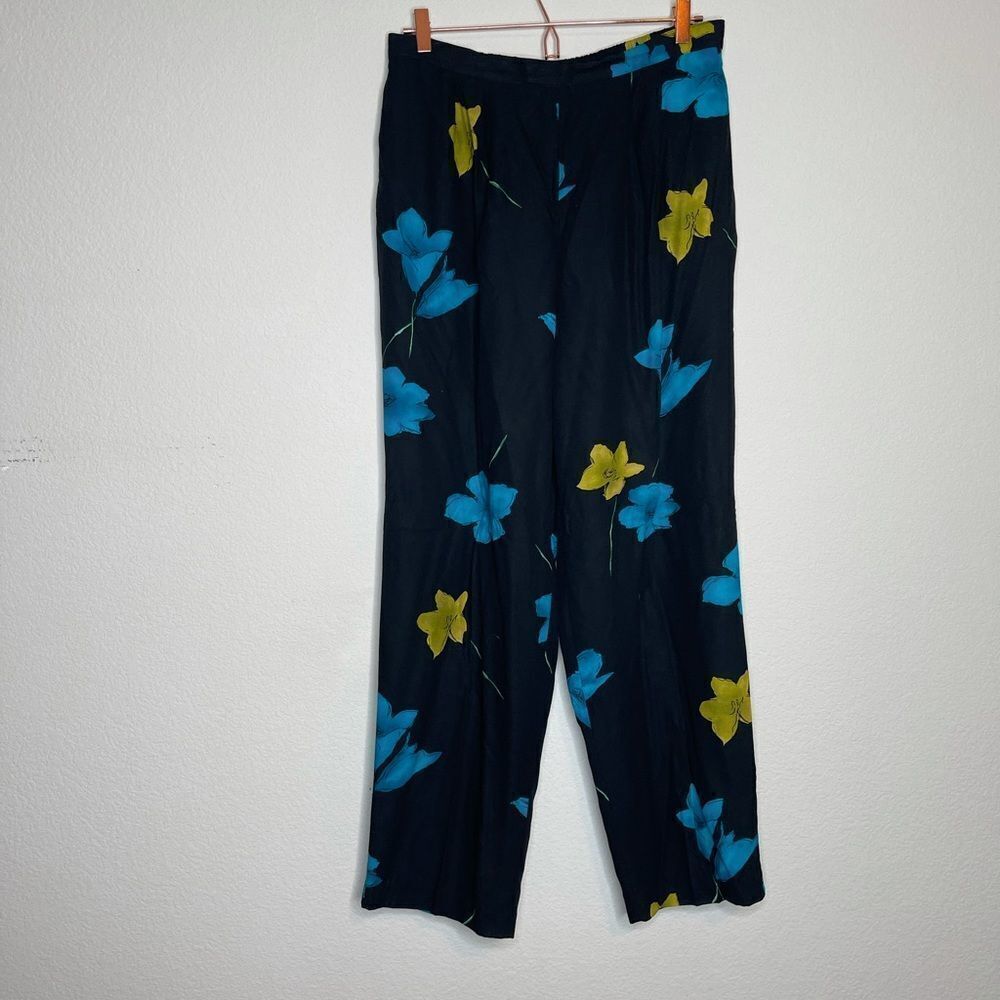 Lane Bryant floral trouser pants